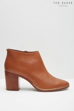 Ted Baker Tan Leather Ankle Boot